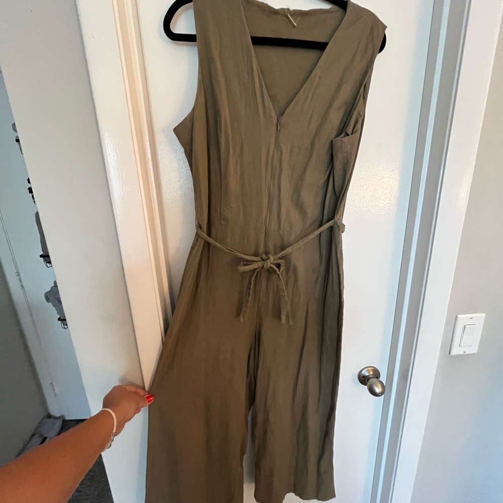 Green Olive Wonens Jumpsuit